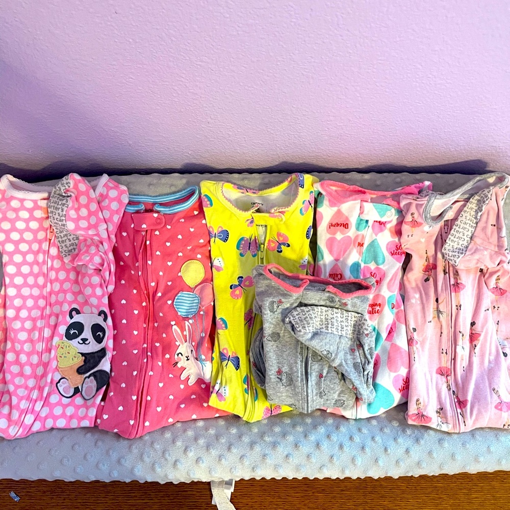 Carter’s zip PJs